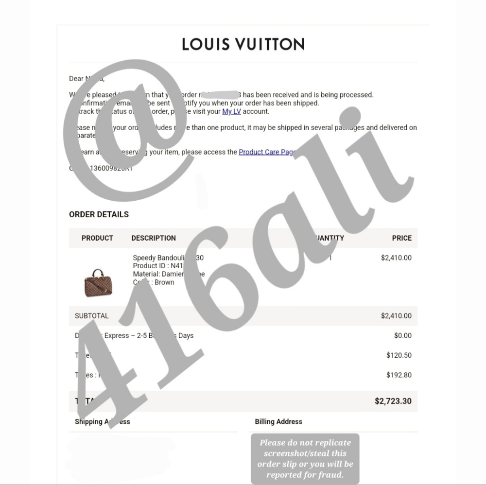 #312 Louis Vuitton Padlock and 2 Keys - Picture 6 of 6